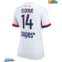 Paris Saint-Germain Desire Doue #14 Bortedrakt Dame 2025-26 Kortermet